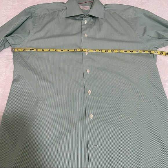 Eton signature twill slim fit dress shirt 44 / 17.5 - Picture 10 of 14